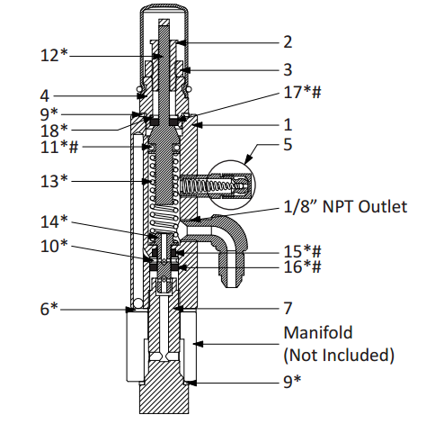 oil injector sl-44 type